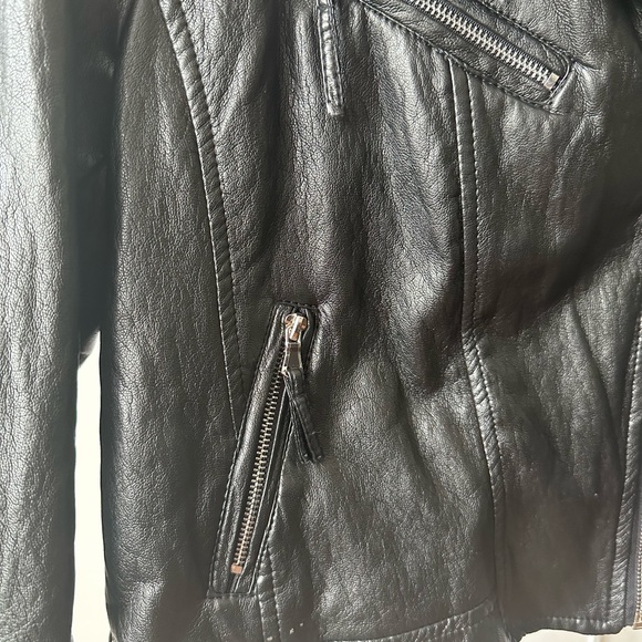 Laura PU biker jacket - Picture 7 of 9